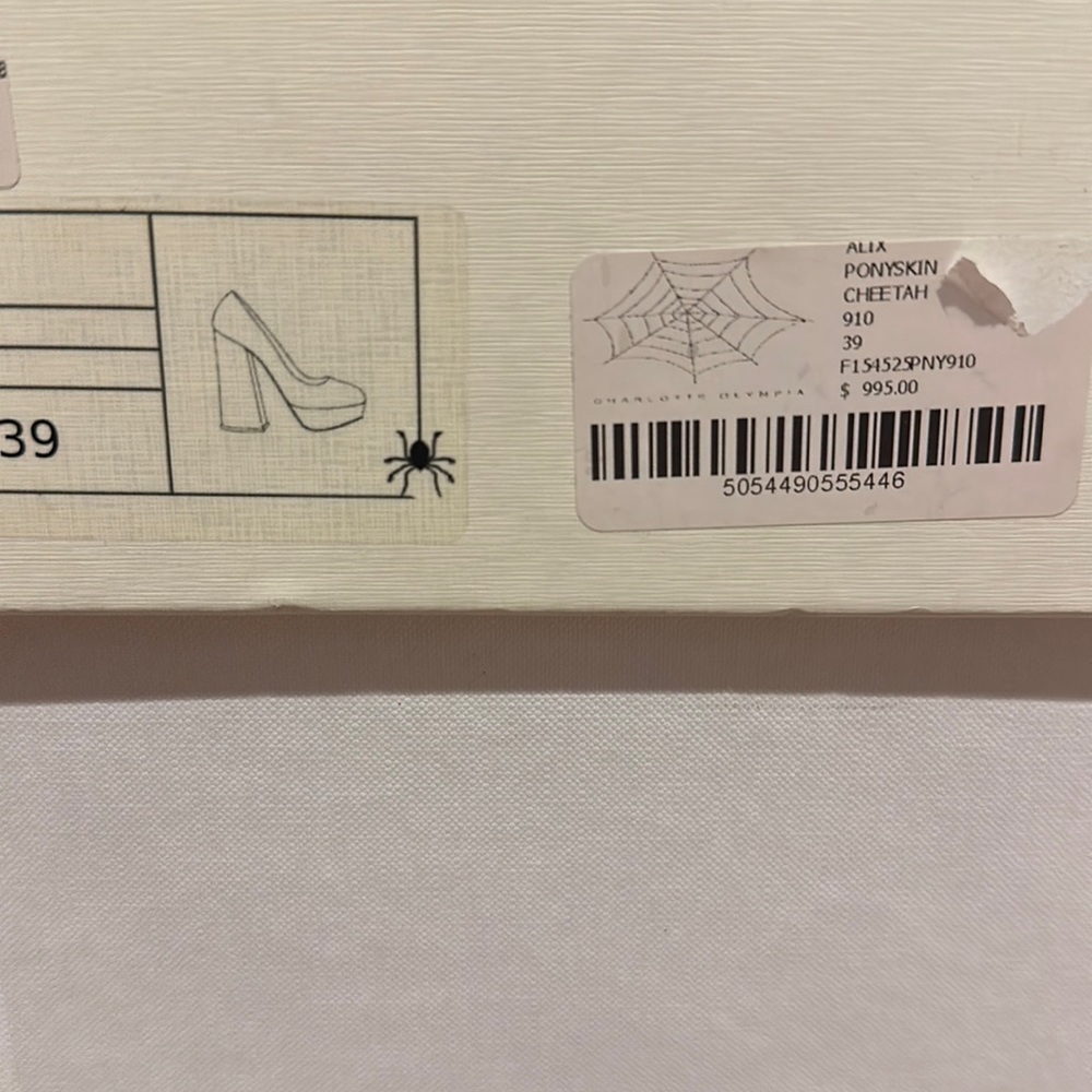 🎉🥂 HP 🥂🎉 CHARLOTTE OLYMPIA ALIX CHEETAH PUMPS - Picture 10 of 10